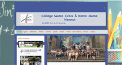 Desktop Screenshot of collegehannut.be